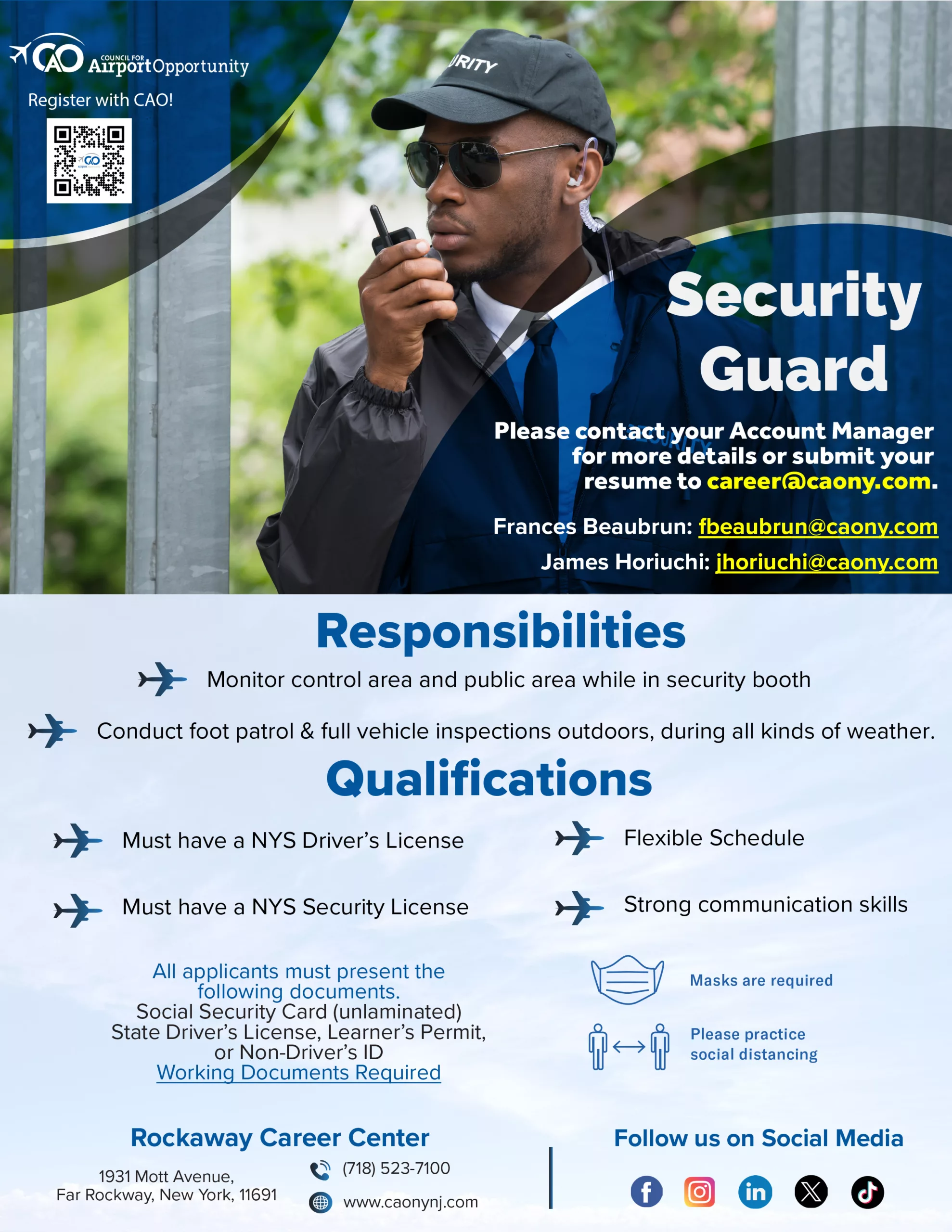 Security Guard Recruitment Event @RCC