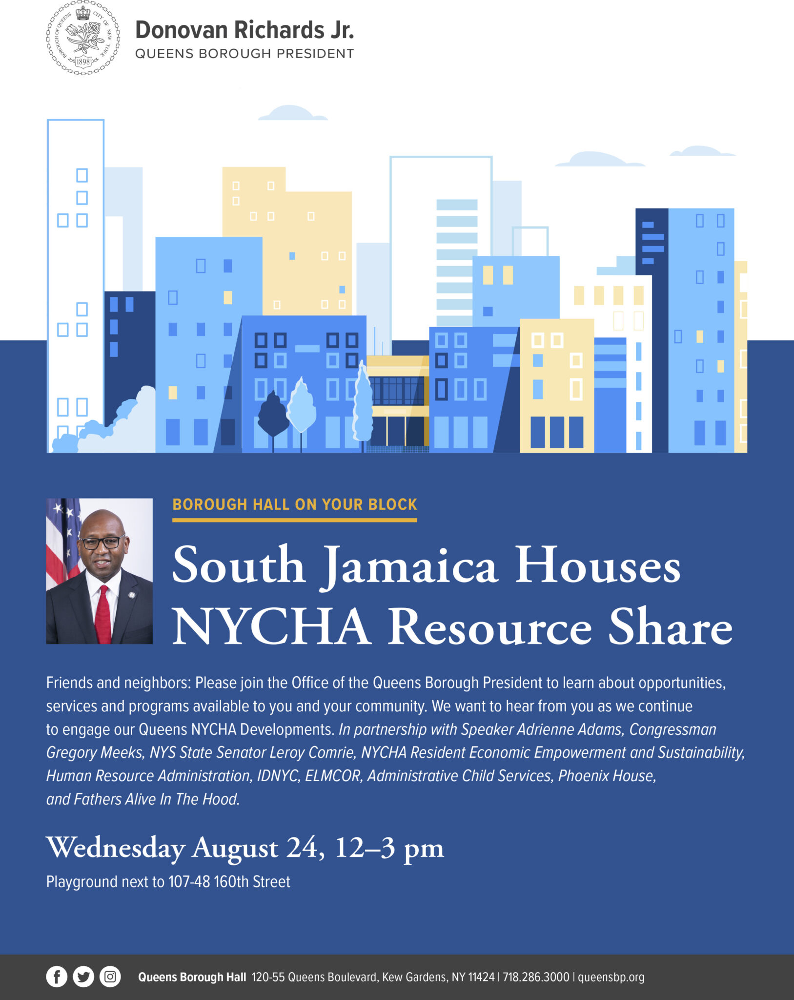 South Jamaica Houses NYCHA Resource Share Council For Airport Opportunity