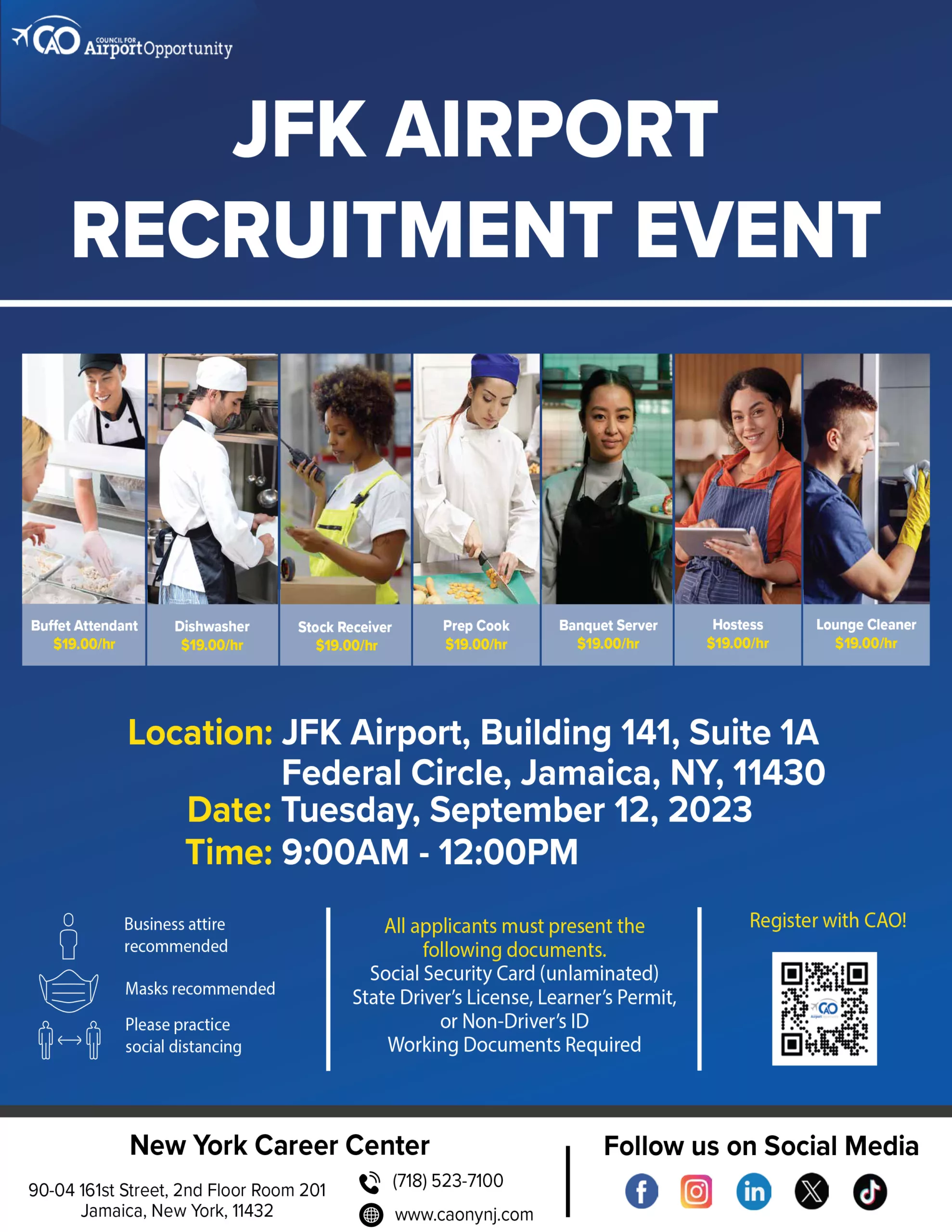JFK Airport Recruitment Event Council For Airport Opportunity