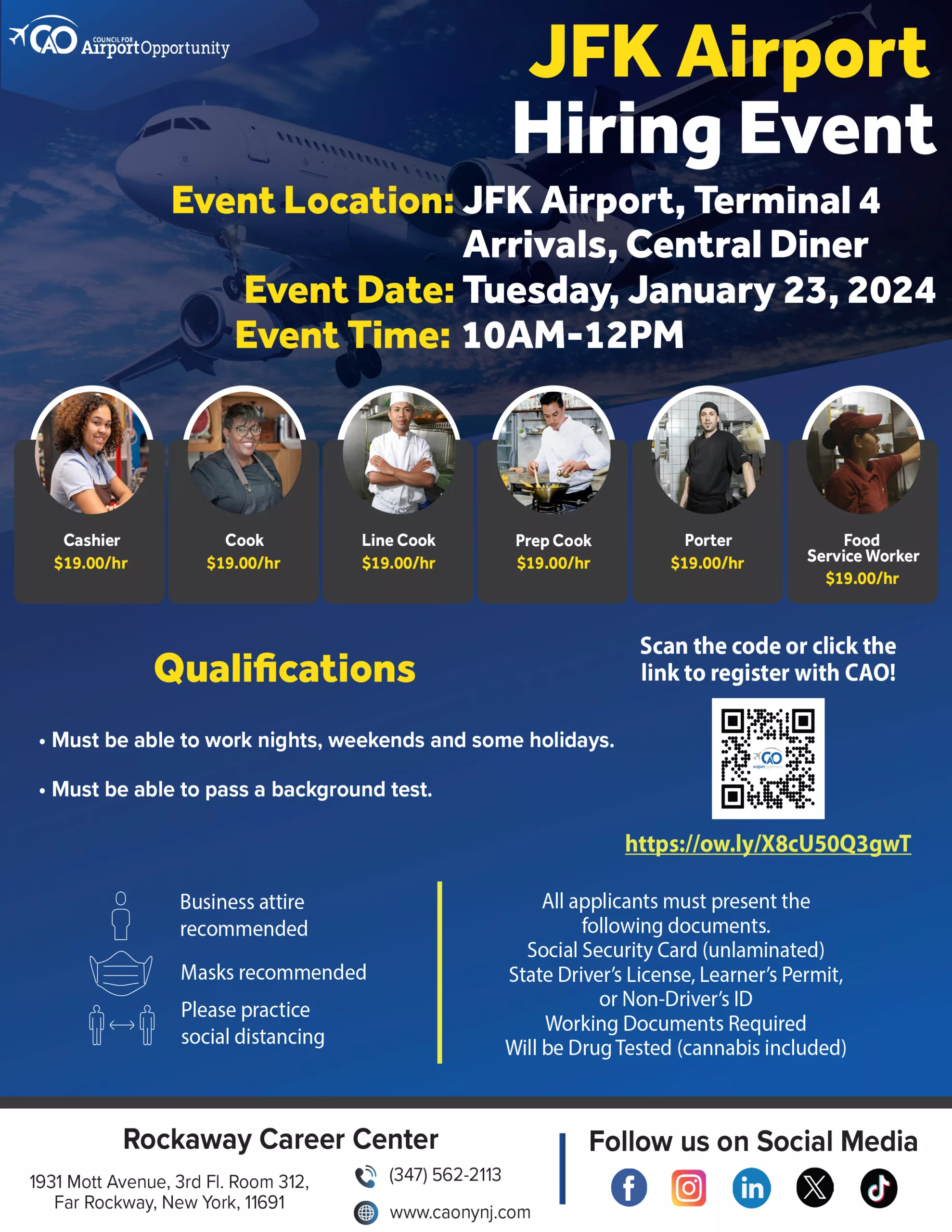 JFK Airport Hiring Event Council For Airport Opportunity