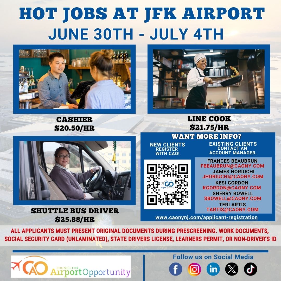Hot Jobs (June 30th-July 4th)