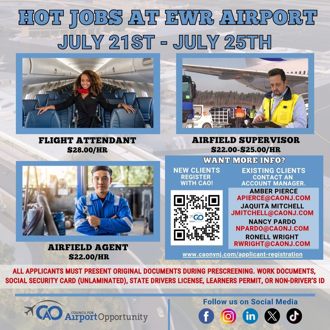 Hot Jobs (July 21st-July 25th)