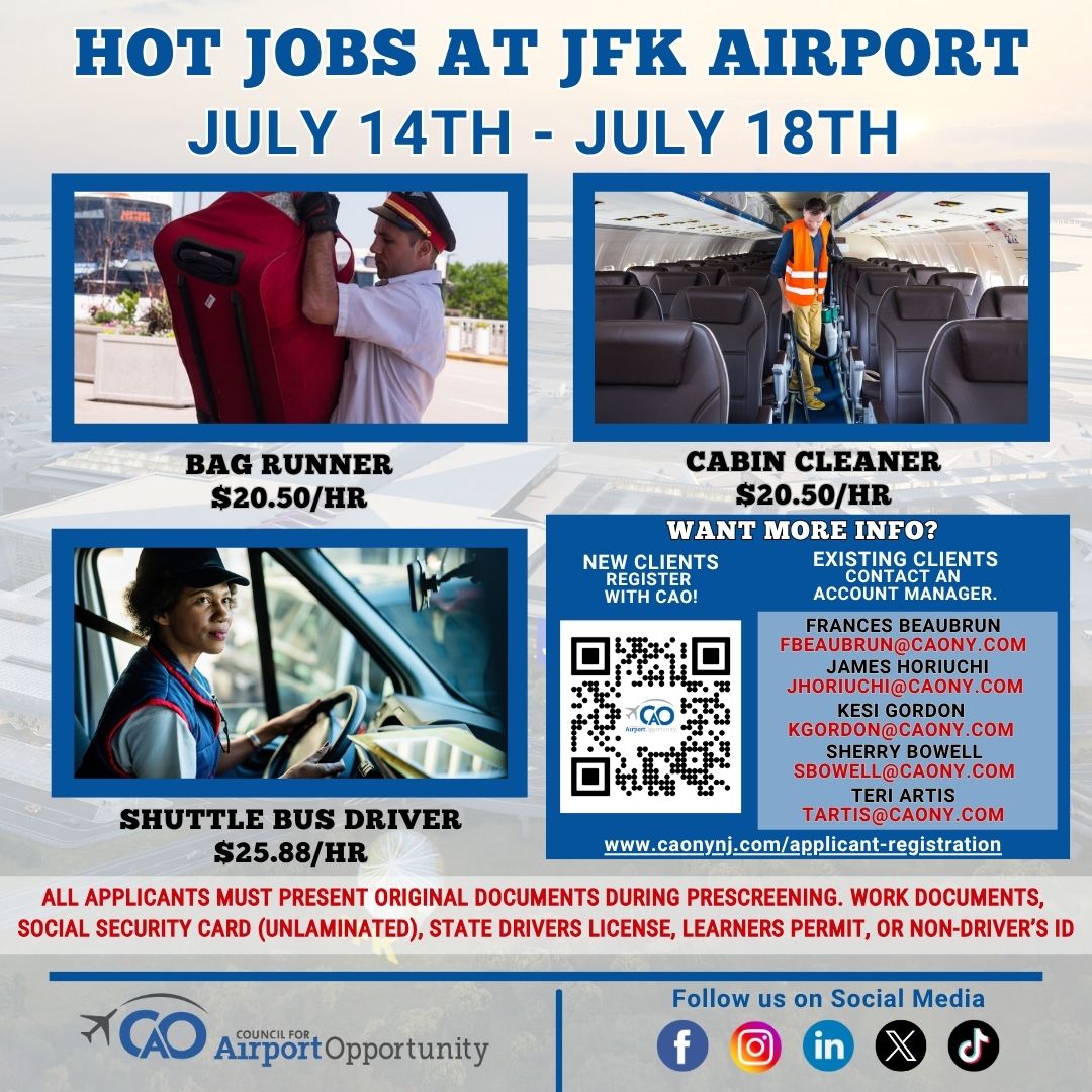Hot Jobs (July 14th-July 18th)