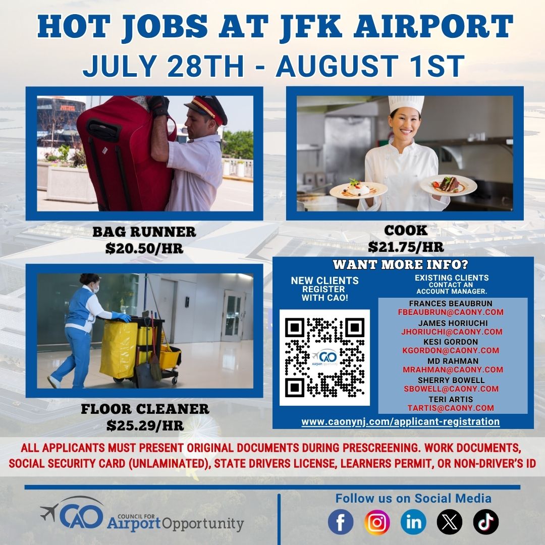 Hot Jobs (July 28th-August 1st)