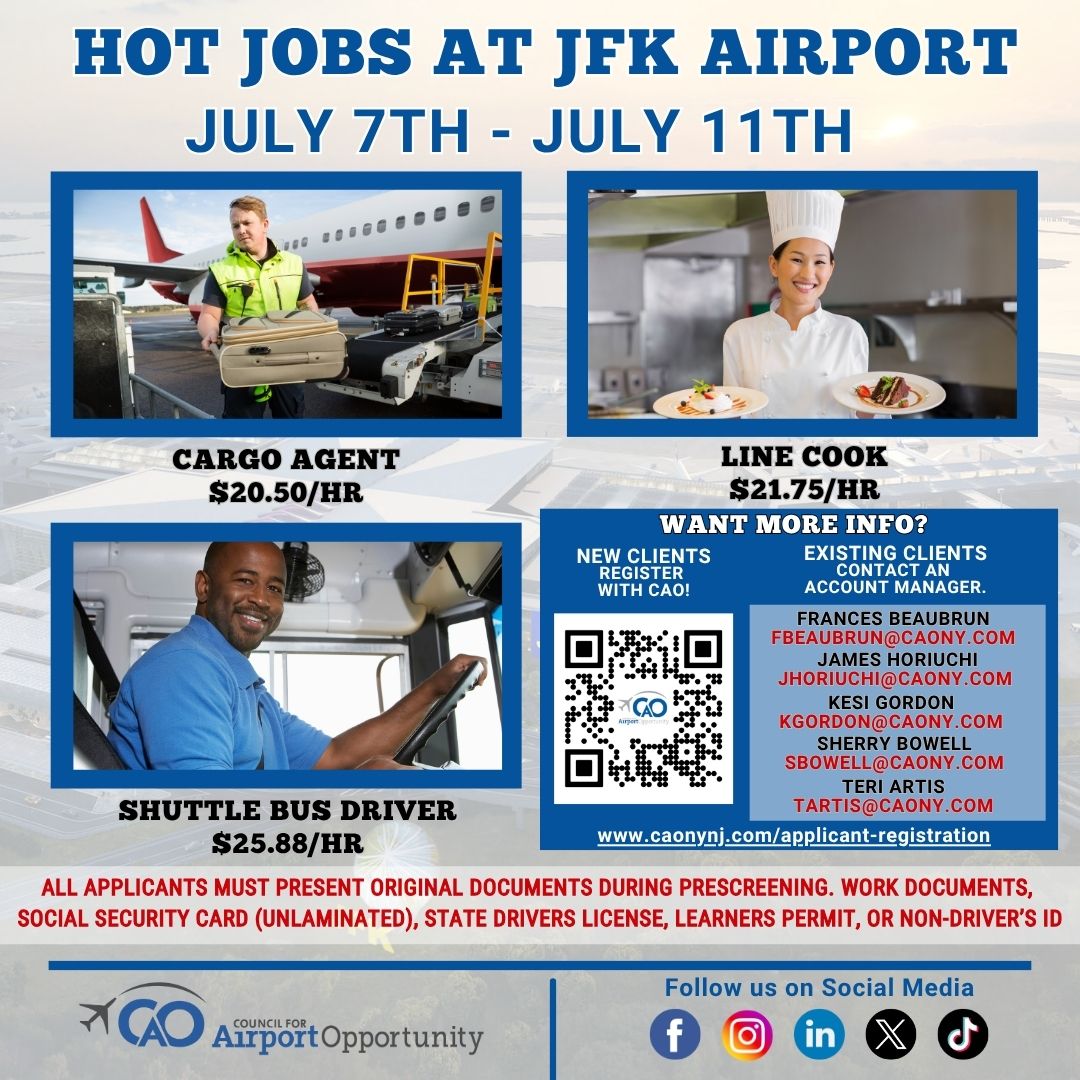 Hot Jobs (July 7th-July 11th)