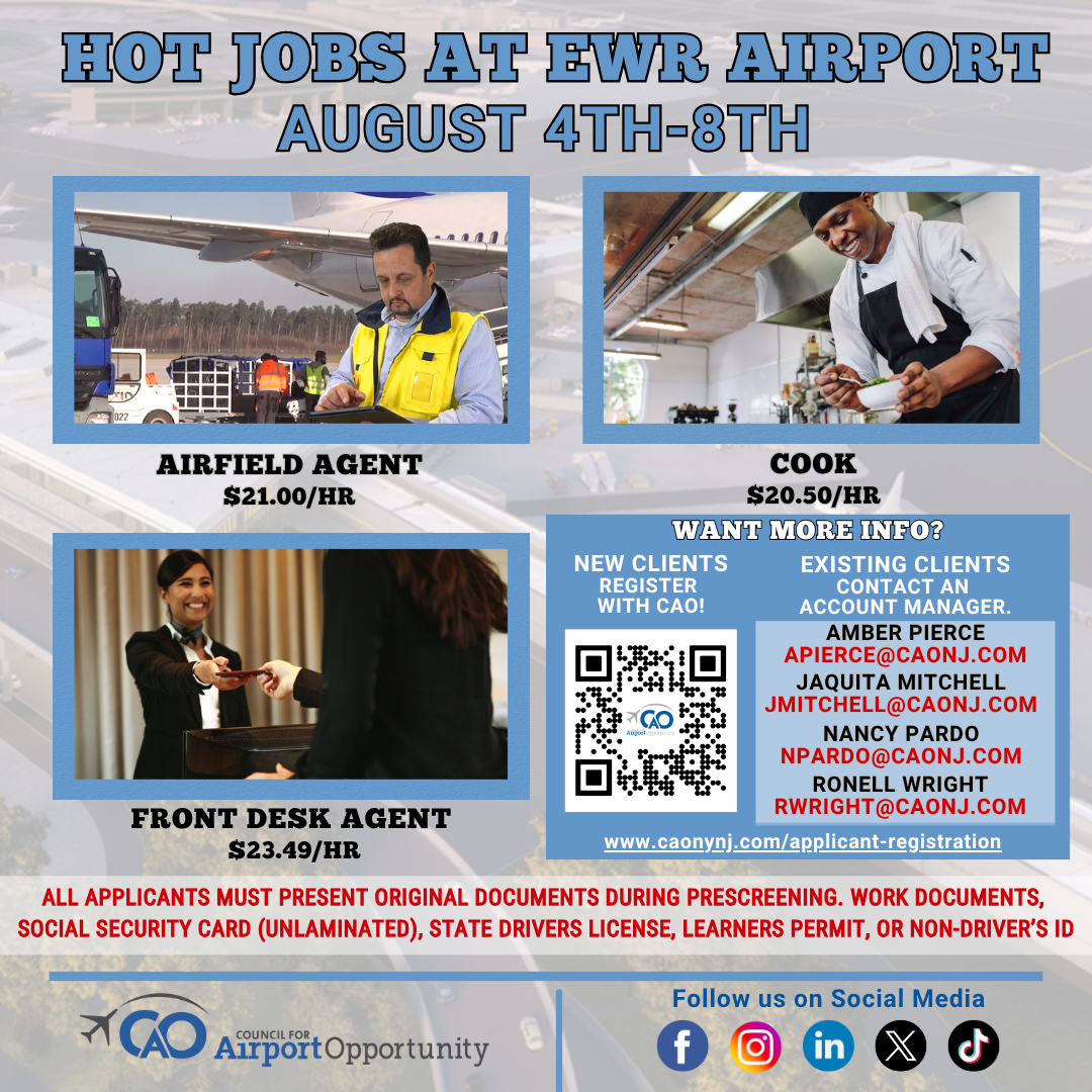 Hot Jobs (August 4th-8th)