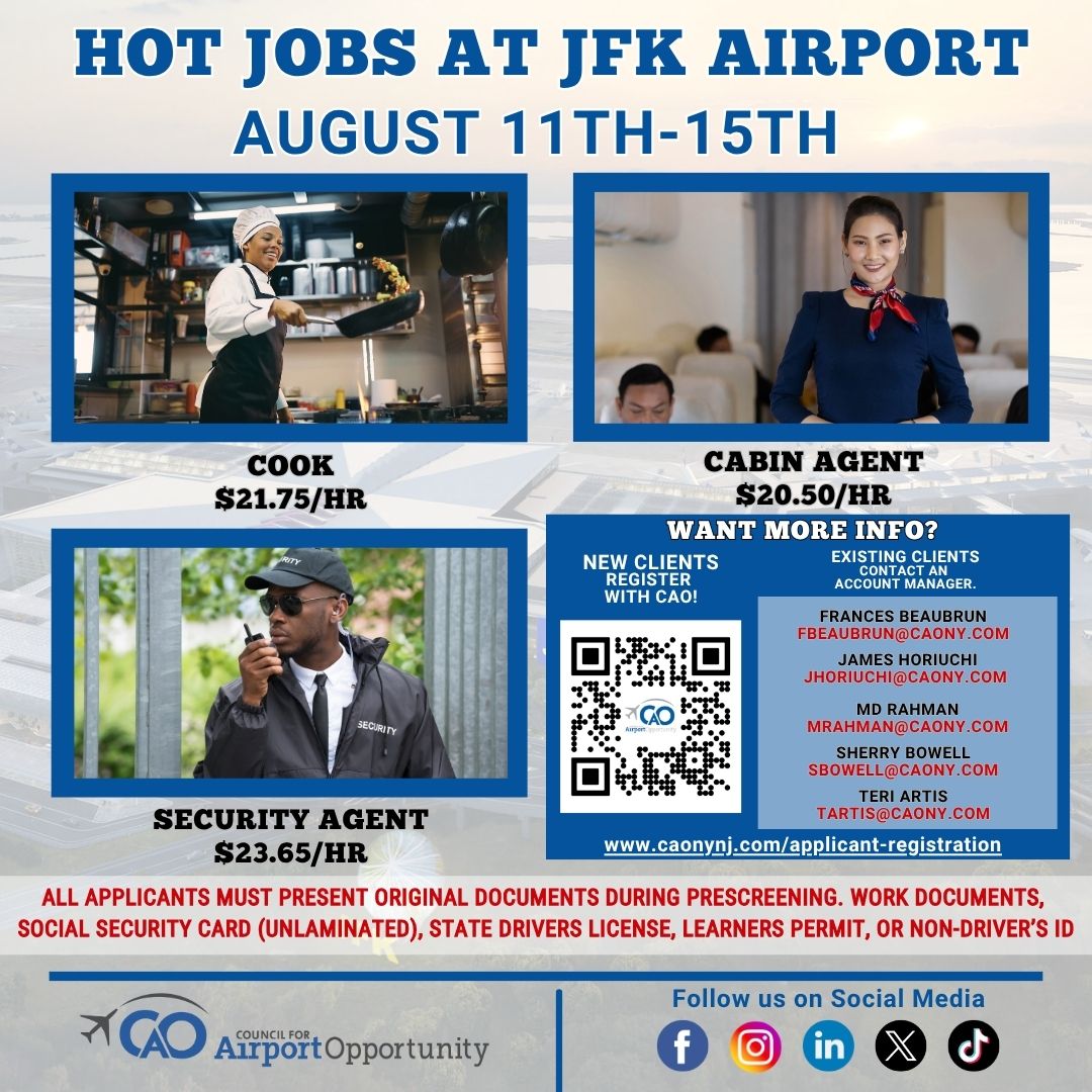 Hot Jobs (August 11th-15th)