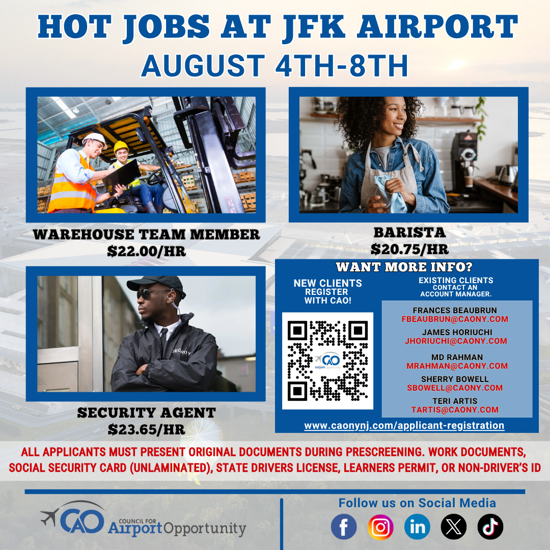 Hot Jobs (August 4th-8th)